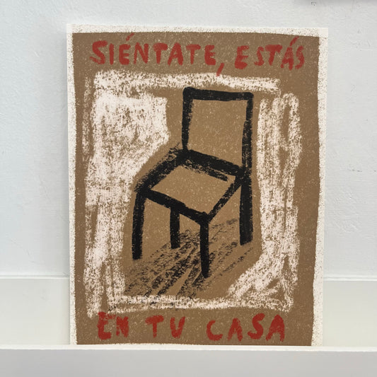 Siétate, Estás - Art Print by Andrea Cáceres