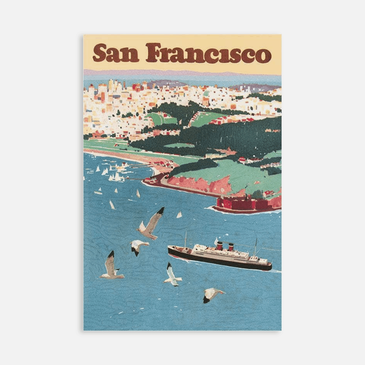 Found Image Press - Magnet SF-588 San Francisco Travel Poster