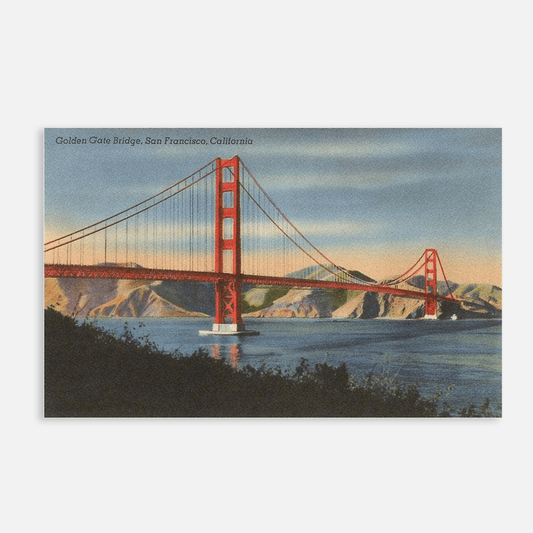 Found Image Press - Magnet SF-61 Golden Gate Bridge, San Francisco, California