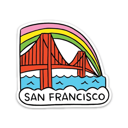 THE FOUND - San Francisco Golden Gate Bridge Die Cut Sticker