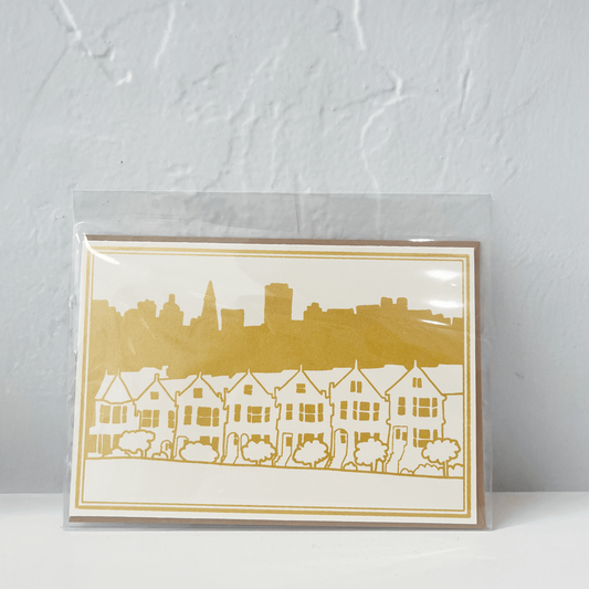Anne Breedlove - Gold Painted Ladies Card