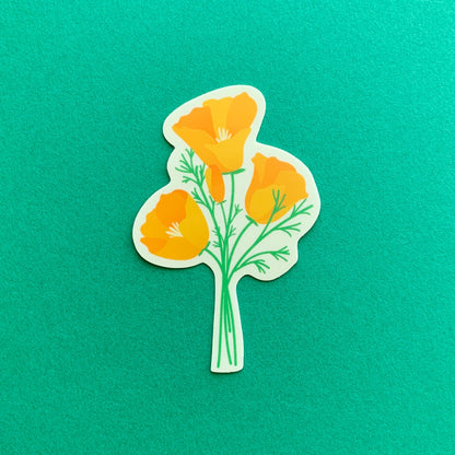 Masion Chanamon - California Poppy Sticker
