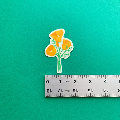 Masion Chanamon - California Poppy Sticker