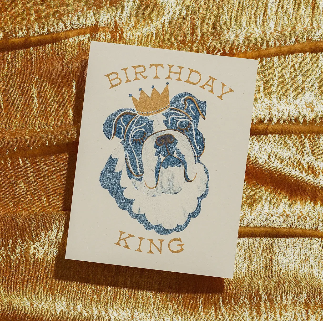 Bromstad Printing Co. - Birthday King Risograph Card