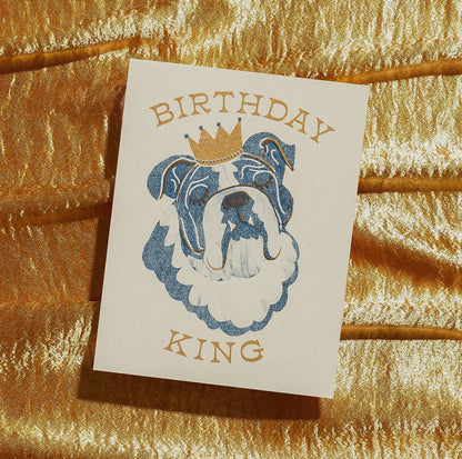 Bromstad Printing Co. - Birthday King Risograph Card