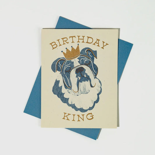 Bromstad Printing Co. - Birthday King Risograph Card