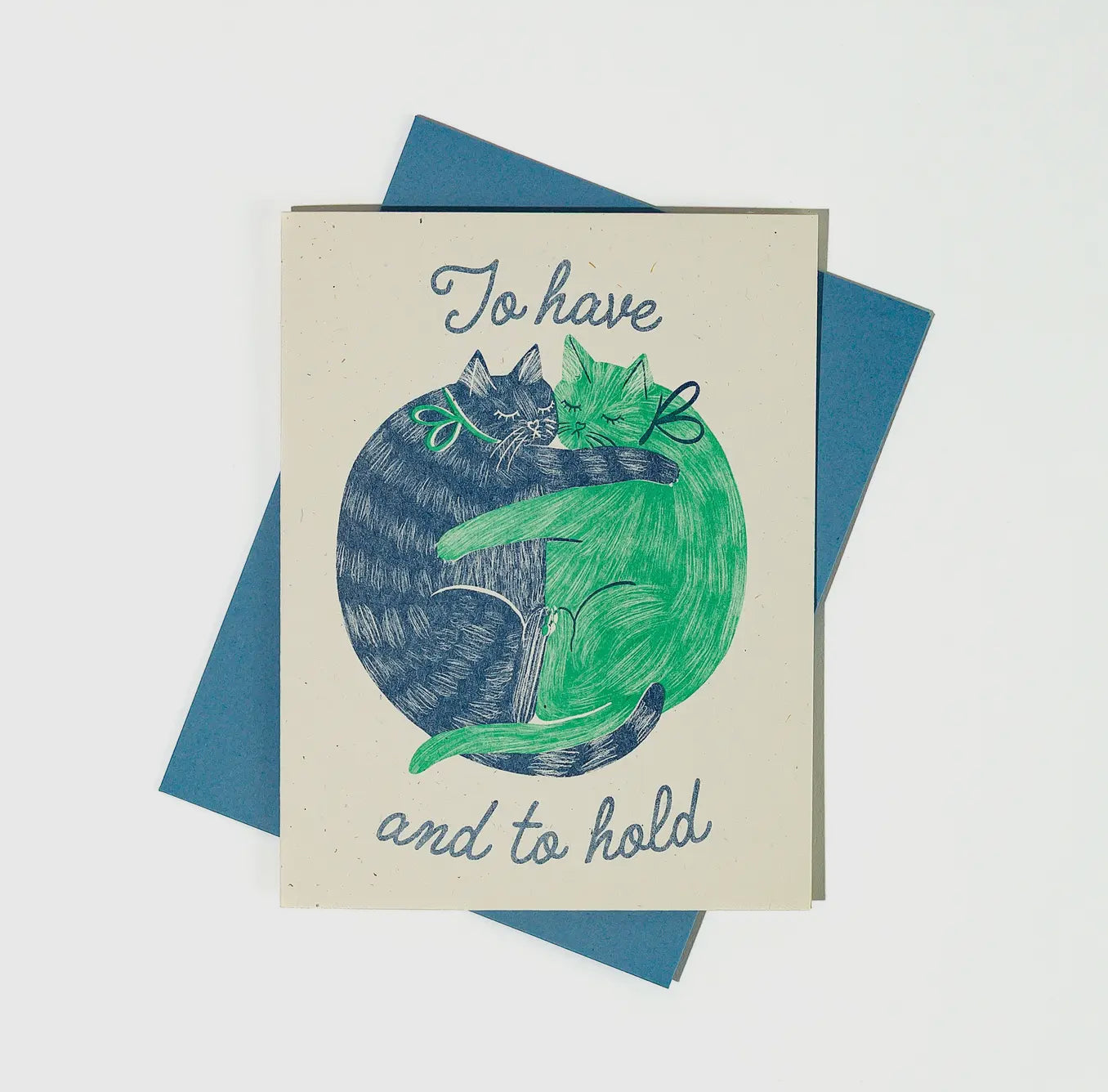 Bromstad Printing Co. - To Have and To Hold - Risograph Wedding Card