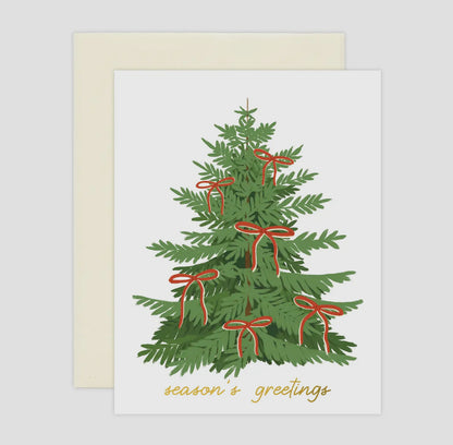 Daisy Vibe - Season’s Greeting Tree Greeting Card