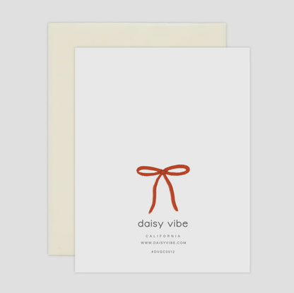 Daisy Vibe - Season’s Greeting Tree Greeting Card