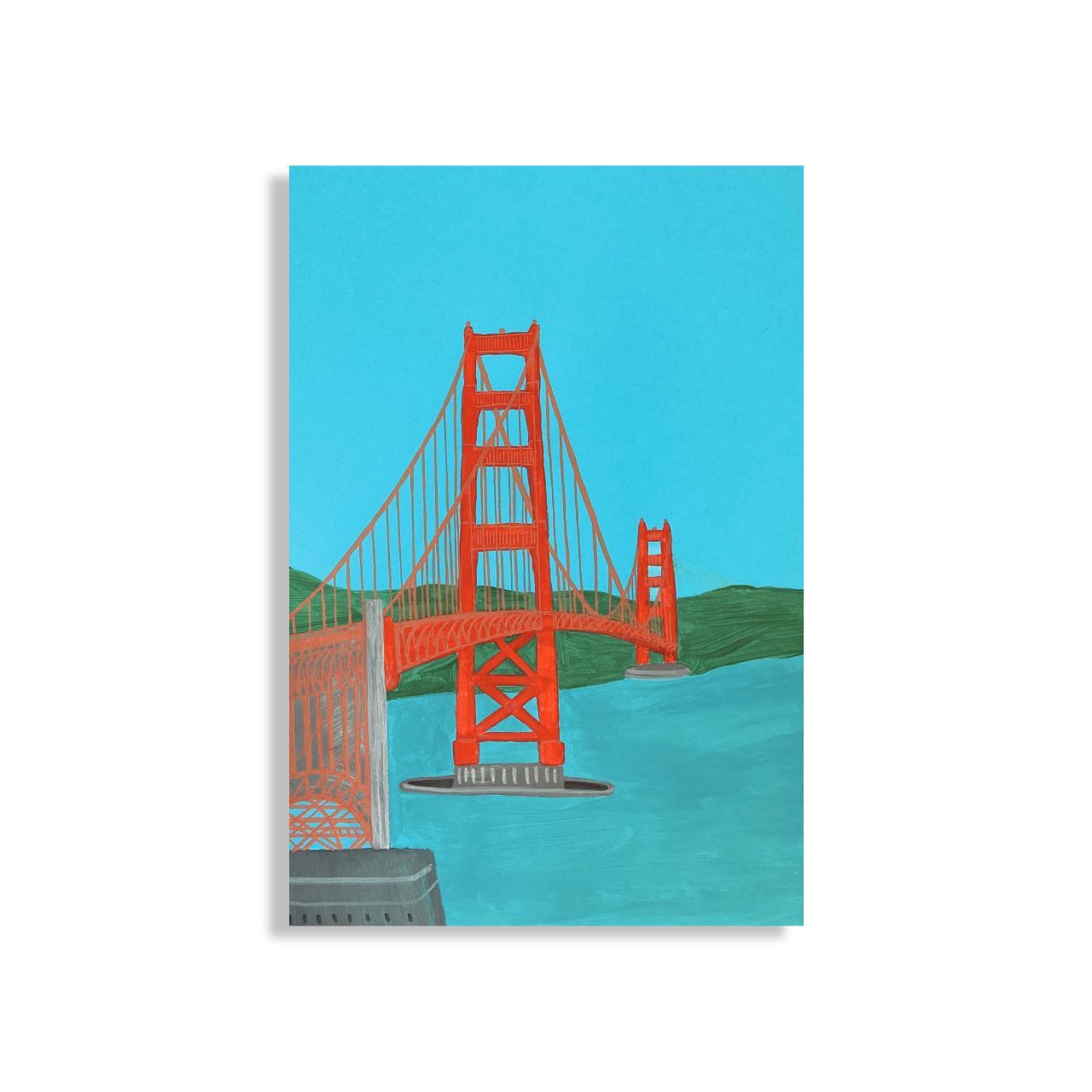 Bridget Watson Payne - Golden Gate Bridge Postcard 2