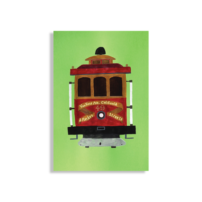 Bridget Watson Payne - Trolley Postcard