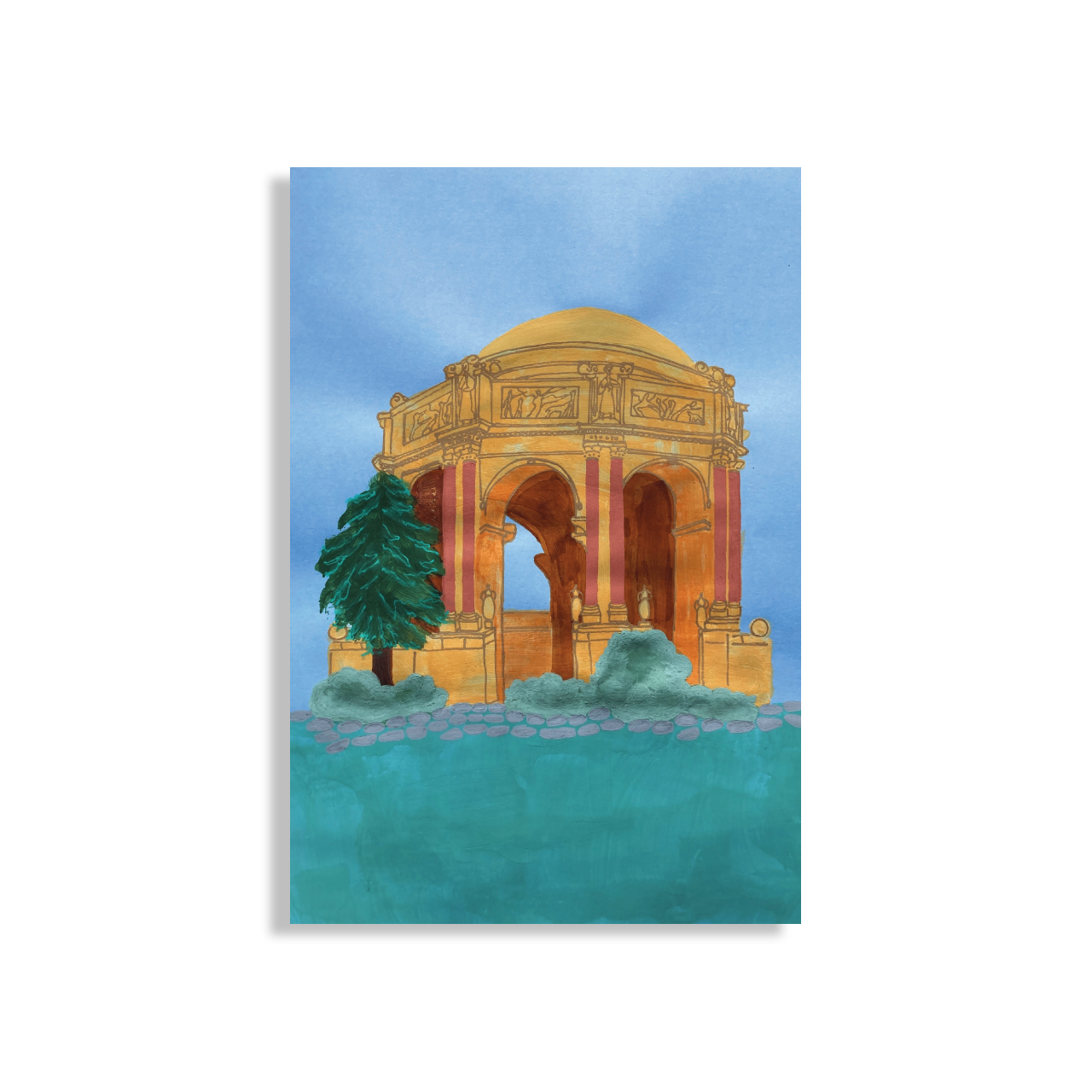 Bridget Watson Payne - Palace of Fine Arts Postcard