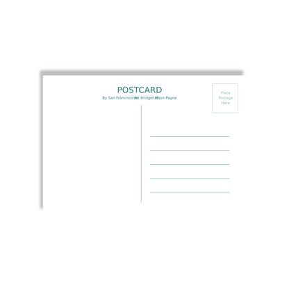 Bridget Watson Payne - Golden Gate Bridge Postcard 1