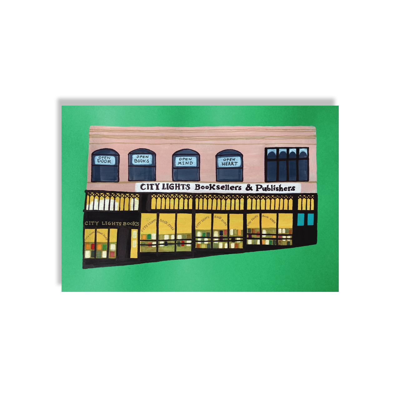 Bridget Watson Payne - City Lights Postcard