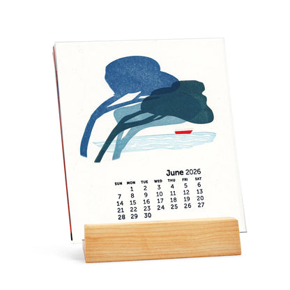 Ilee Papergoods - 2026 Letterpress & Silkscreen Calendar