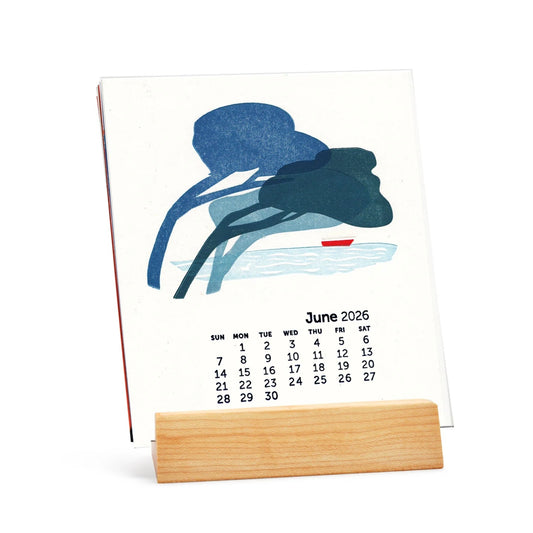 Ilee Papergoods - 2026 Letterpress & Silkscreen Calendar