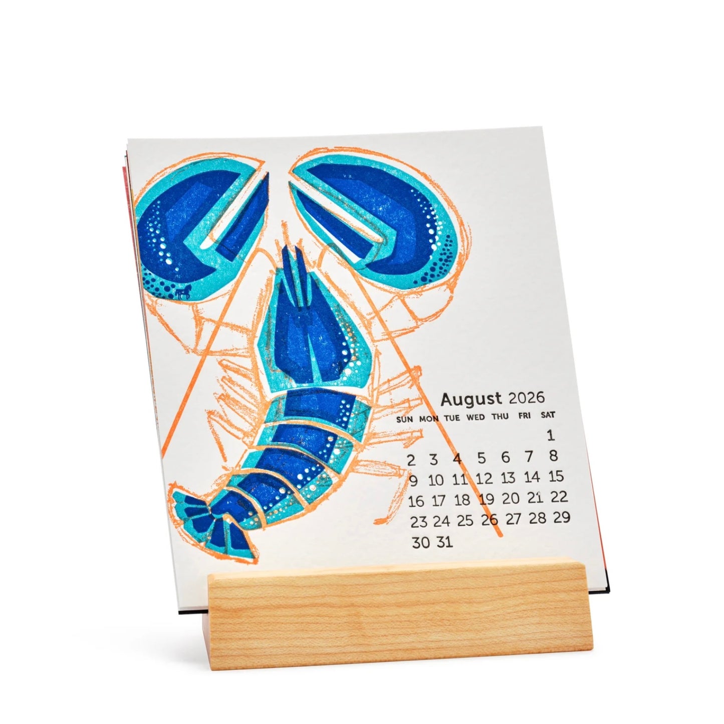 Ilee Papergoods - 2026 Letterpress & Silkscreen Calendar