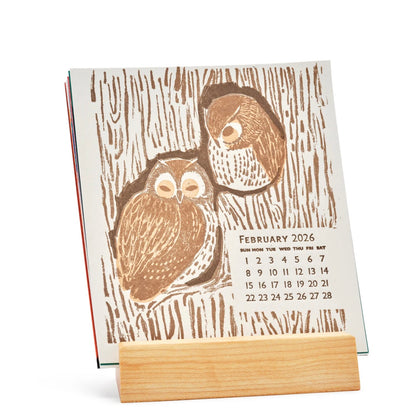 Ilee Papergoods - 2026 Letterpress & Silkscreen Calendar