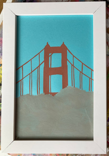 Bridget Watson Payne - GG Bridge Fog - Original artwork
