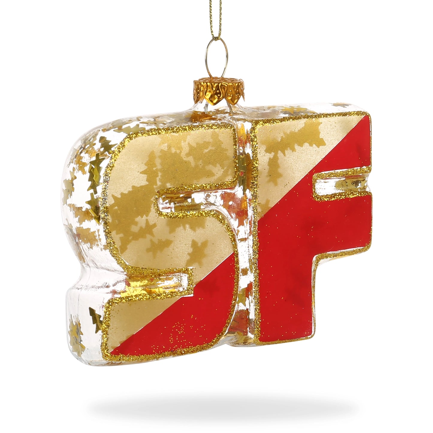 Local Elves - SF Red/Gold Ornament