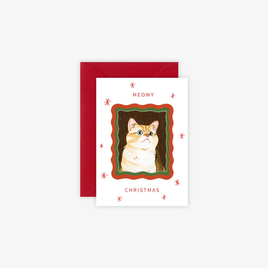 Daisy Vibe - Meowy Xmas Mini Card
