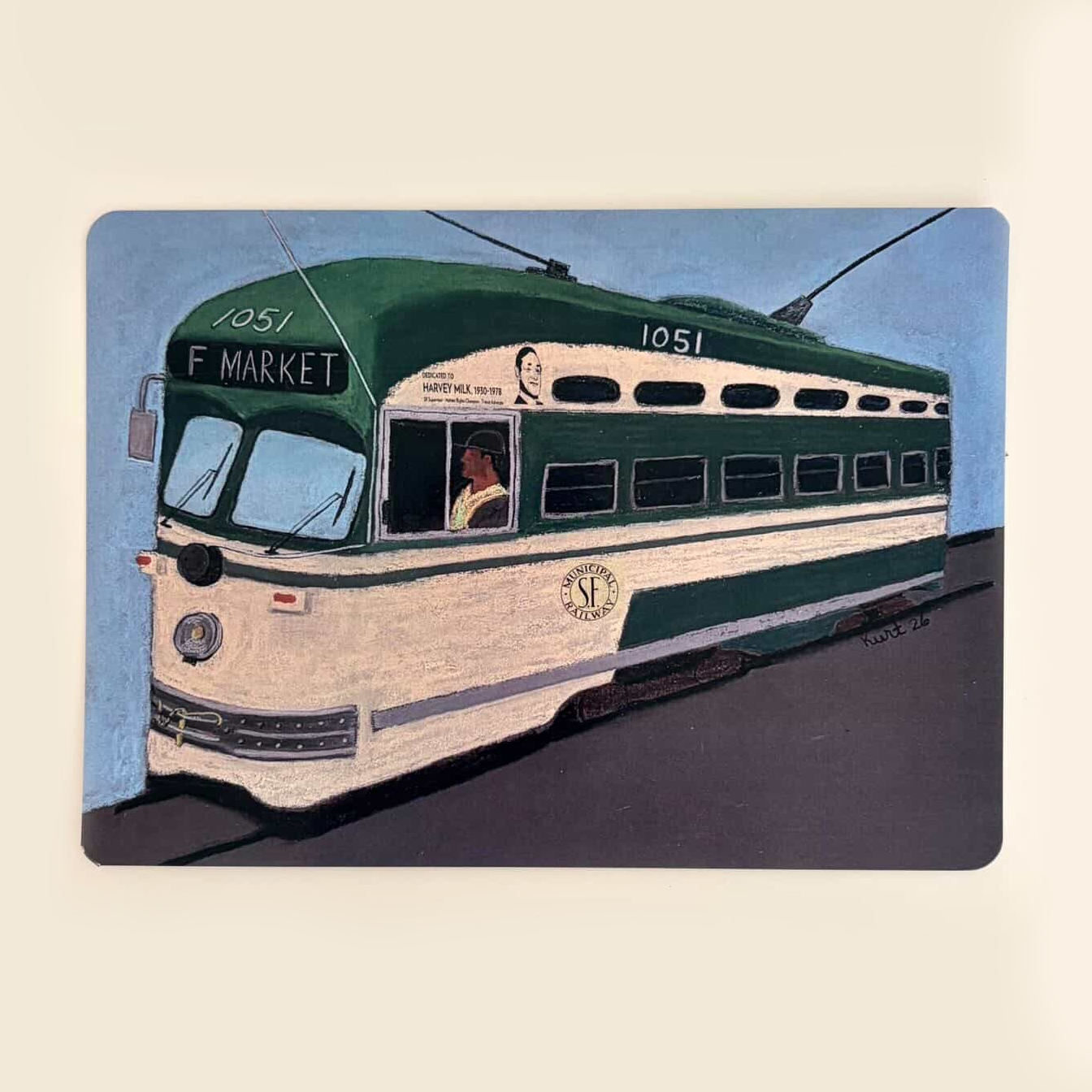 Kurt M. Schwartzmann - Harvey Milk Commemorative Postcard