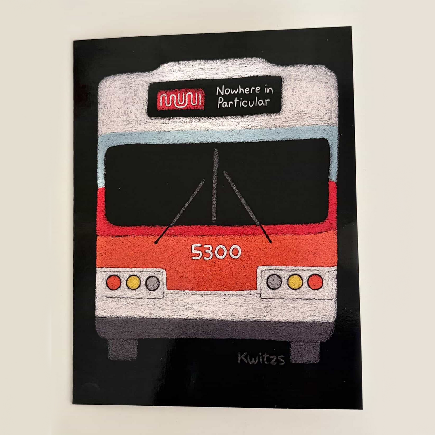 Kurt M. Schwartzmann - Bus to Nowhere in Particular Greeting Card