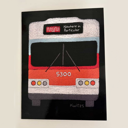 Kurt M. Schwartzmann - Bus to Nowhere in Particular Greeting Card