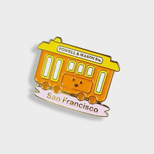Tomoko Maruyama - San Francisco Enamel Pins: 3. Cable Car