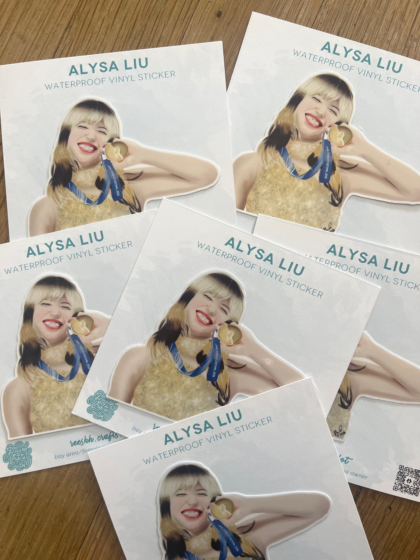 Alysa Liu Sticker - Olympic Ice Skater