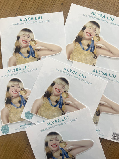 Alysa Liu Sticker - Olympic Ice Skater