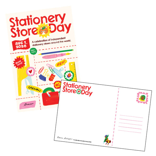 Stationery Store Day - 2026 Poster Postcard Ver. 2