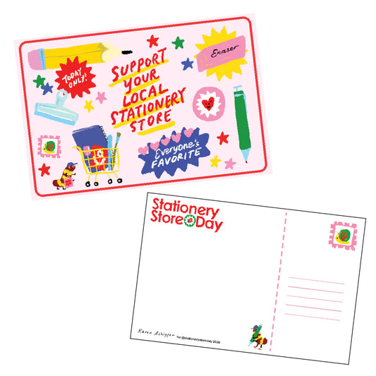 Stationery Store Day - 2026 Catalog Pattern Postcard
