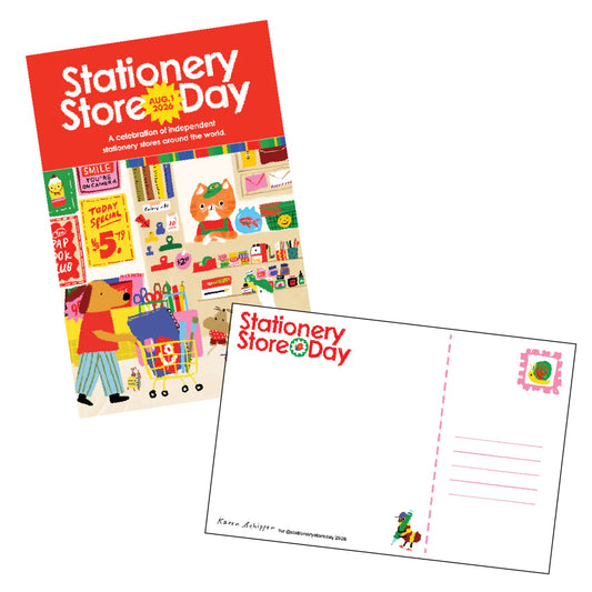 Stationery Store Day - 2026 Poster Postcard Ver. 1