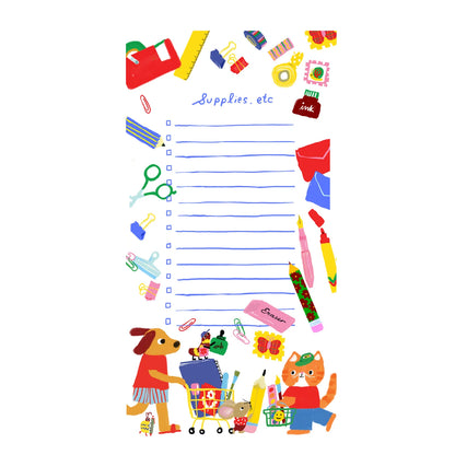 Stationery Store Day - Stocking Up Notepad