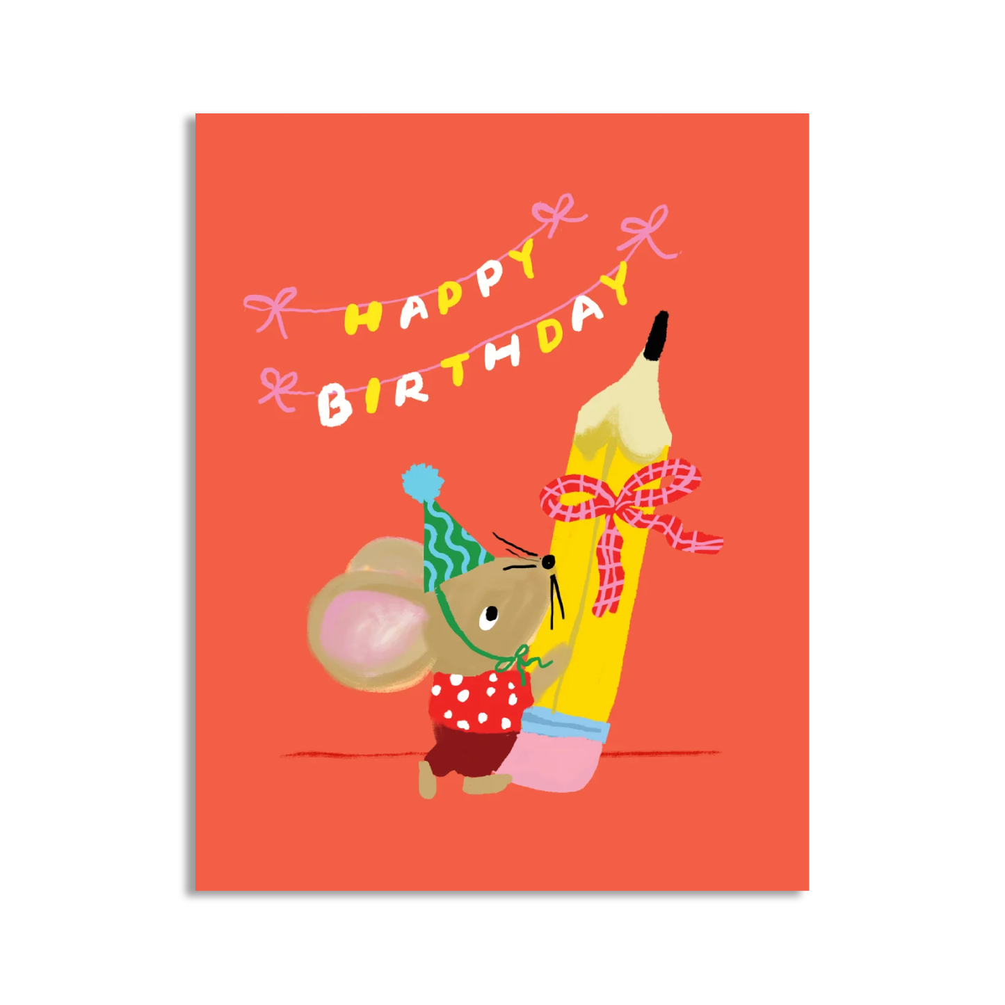 Stationery Store Day - Pencil Gift Birthday Card