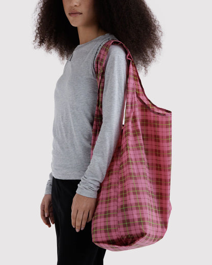 Baggu - Big Baggu - Azalea Pink Tartan