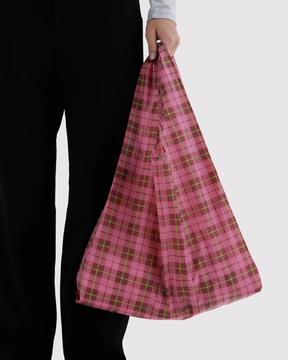 Baggu - Standard Baggu - Azalea Pink Tartan