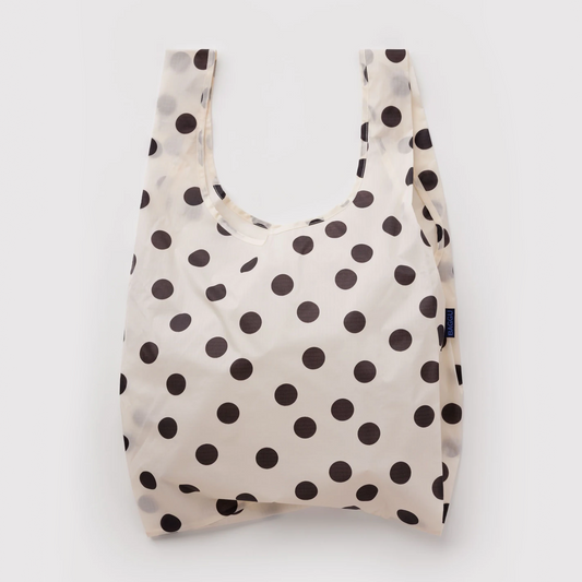 Baggu - Standard Baggu - Cream and Black Polka Dot