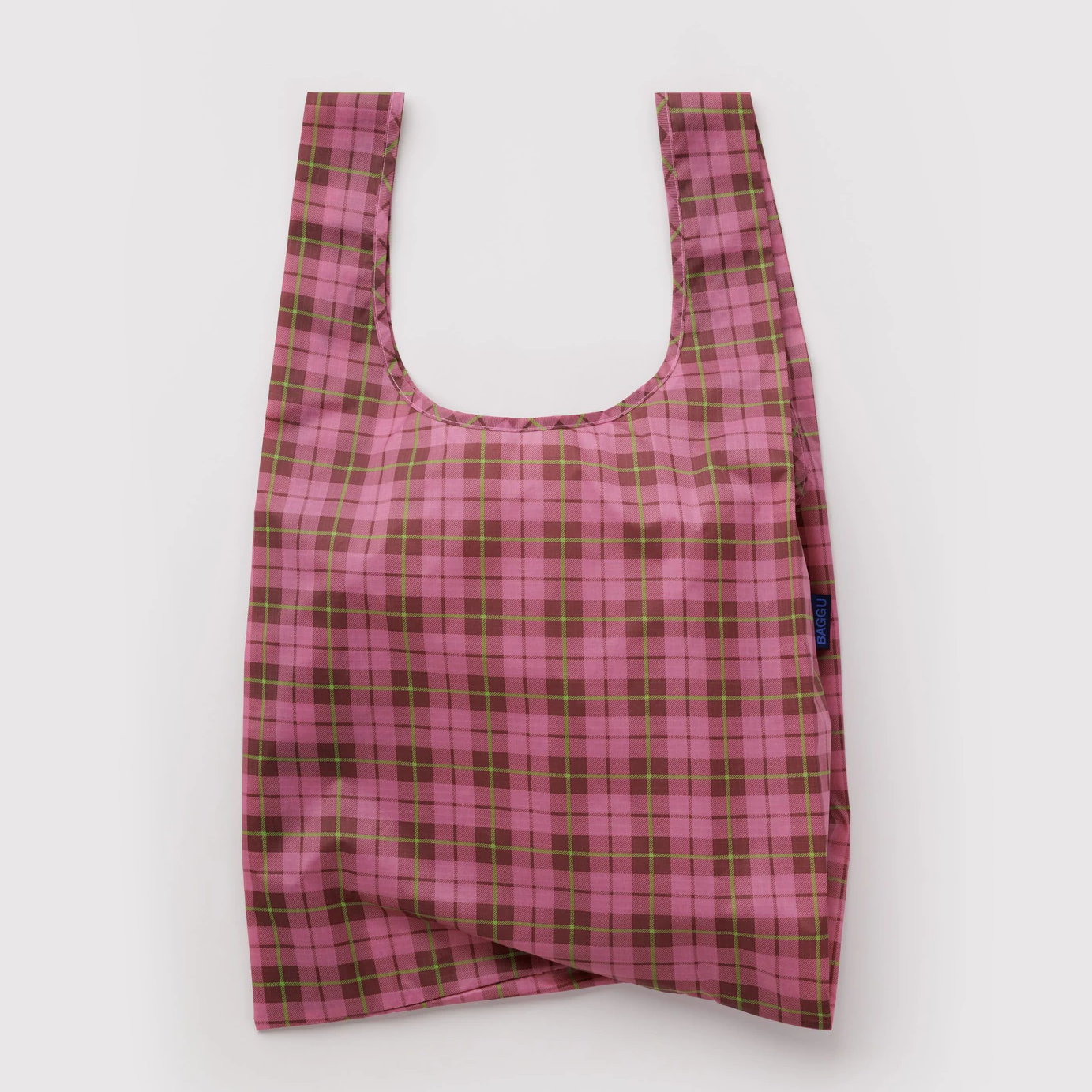 Baggu - Standard Baggu - Azalea Pink Tartan