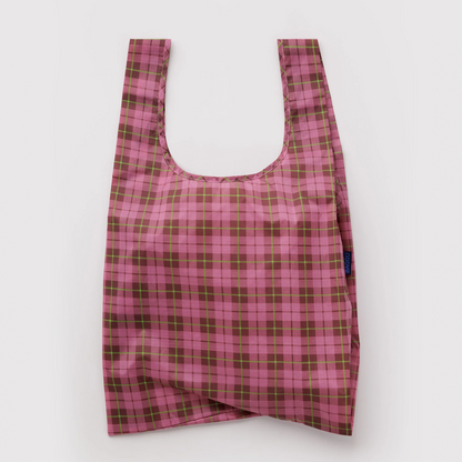 Baggu - Standard Baggu - Azalea Pink Tartan