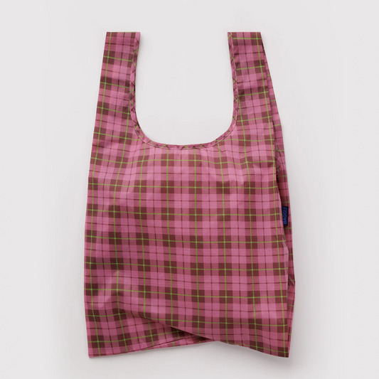 Baggu - Standard Baggu - Azalea Pink Tartan