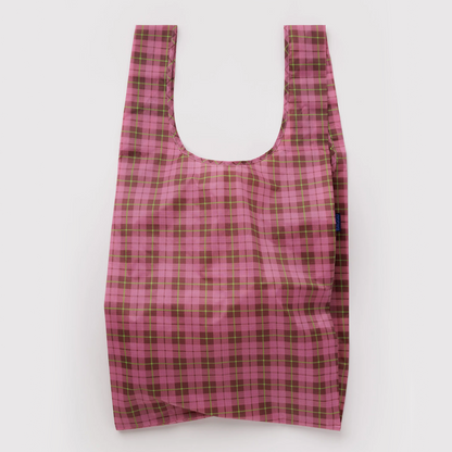 Baggu - Big Baggu - Azalea Pink Tartan