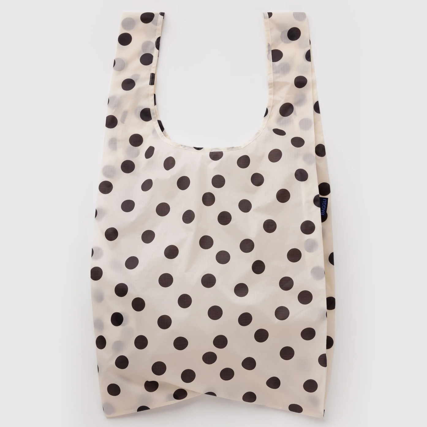 Baggu - Big Baggu - Cream and Black Polka Dot