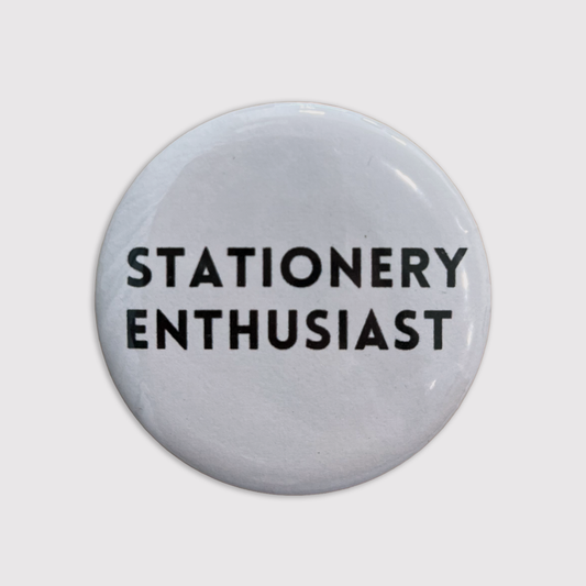 Stationery Store Day - Stationery enthusiast button