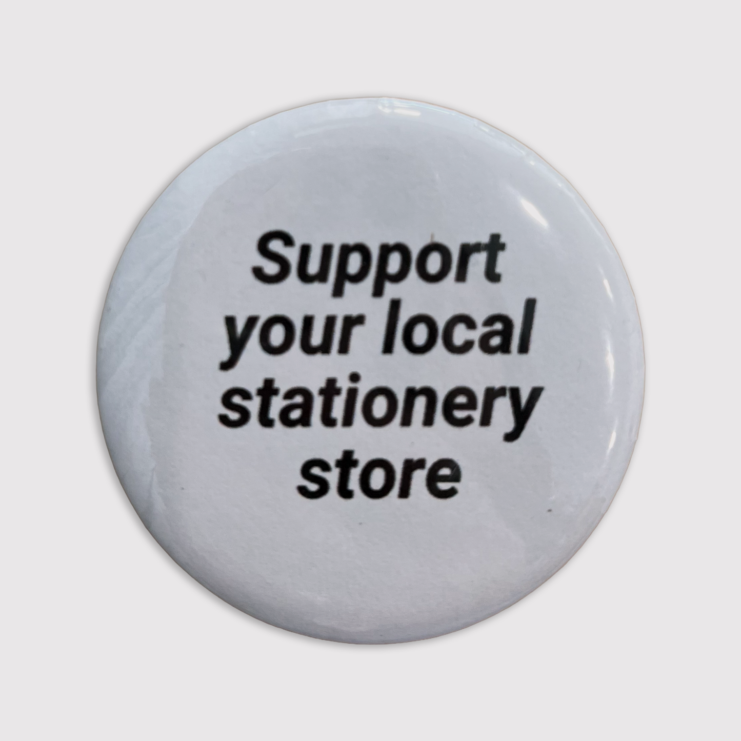 Stationery Store Day - Support local stationery store button