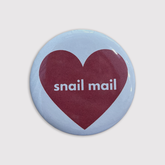Snail Mail heart button