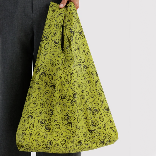 Baggu - Standard Baggu - Chartreuse Paisley