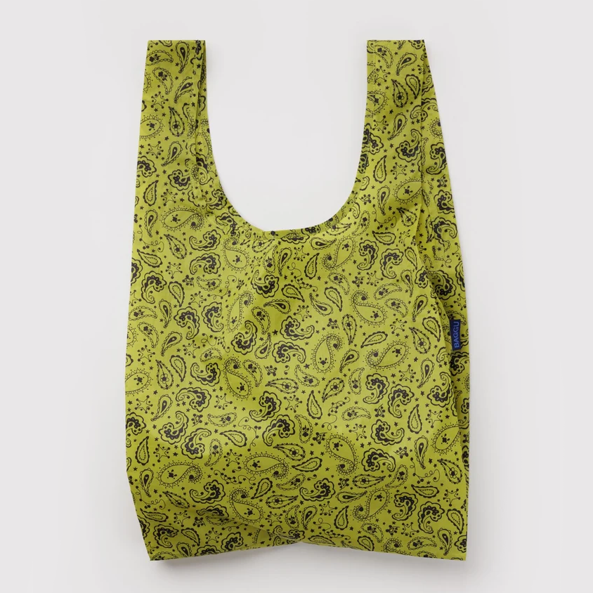 Baggu - Standard Baggu - Chartreuse Paisley