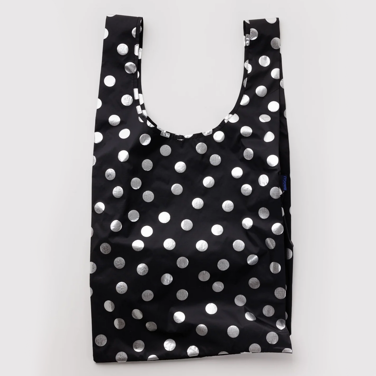 Baggu - Big Baggu - Silver Metallic Polka Dot